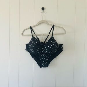No Boundaries Black and White Polka Dot Bikini